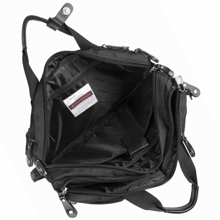 Трансформер портфель - рюкзак PW357Black