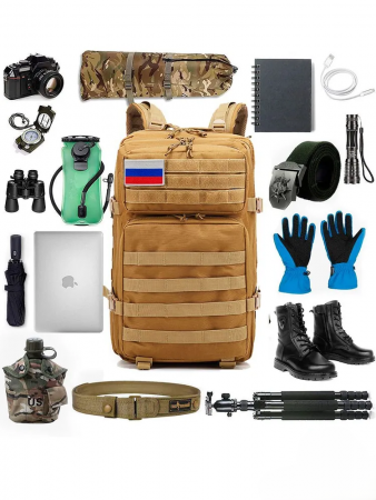 Военно-туристический рюкзак BL090khaki