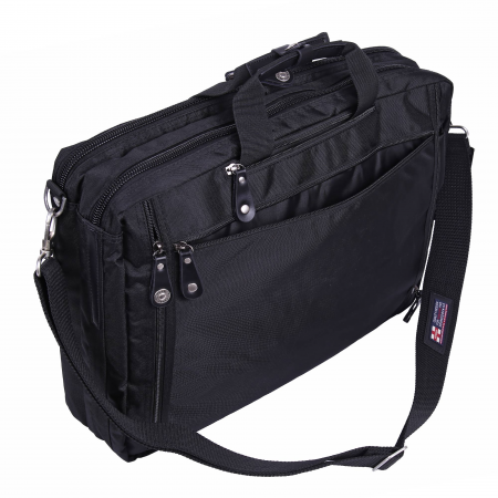 Трансформер портфель - рюкзак PW357Black