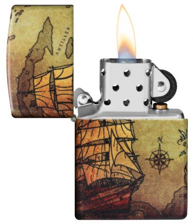 Зажигалка Zippo Pirate Ship Design Zippo 49355