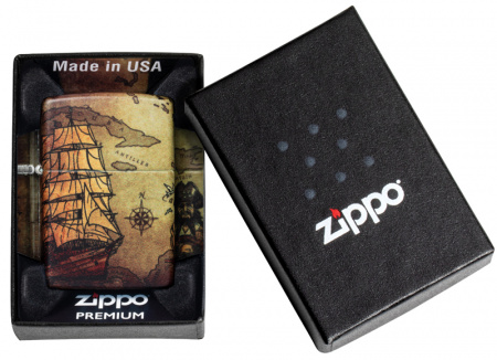 Зажигалка Zippo Pirate Ship Design Zippo 49355
