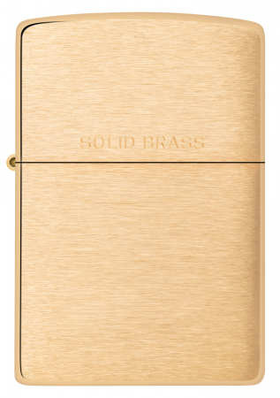 Зажигалка Brushed Brass Zippo 204