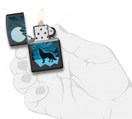 Зажигалка Wolf and Moon Design Zippo 29864