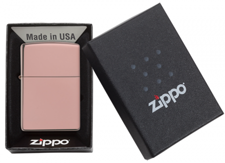 Зажигалка High Polish Rose Gold Zippo 49190