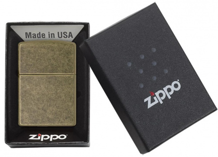 Зажигалка Antique Brass™ Zippo 201FB