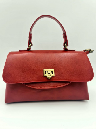 Сумка женская из натуральной кожи D2244Red-08