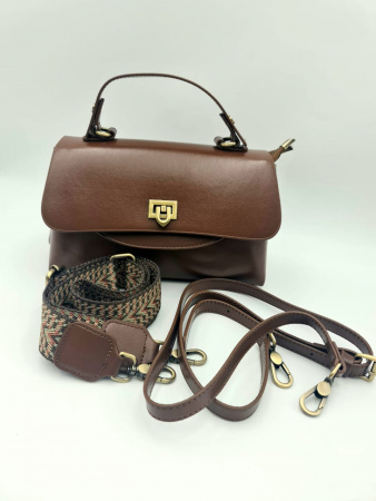 Сумка женская из натуральной кожи D2244Khaki-31