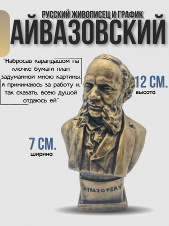 Бюст Айвазовский Иван Константинович 012-11