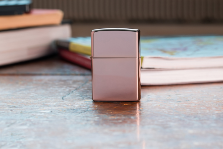 Зажигалка High Polish Rose Gold Zippo 49190