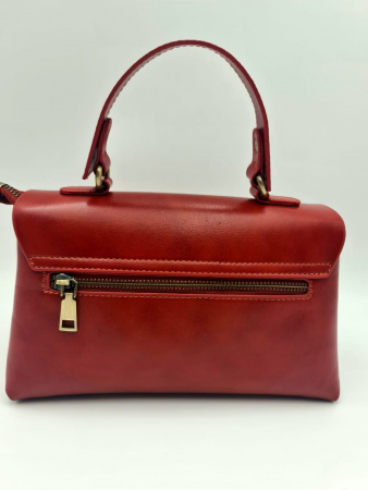 Сумка женская из натуральной кожи D2244Red-08
