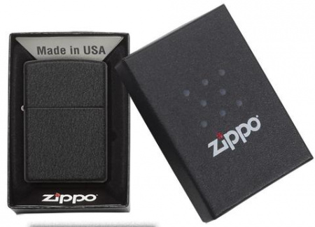 Зажигалка Black Crackle Zippo 236