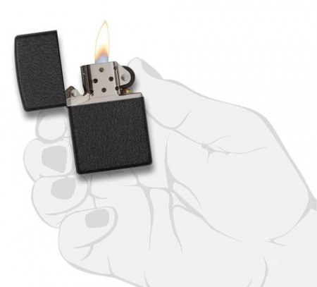 Зажигалка Black Crackle Zippo 236